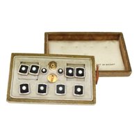 Cufflinks Soprana Gioielleria Man in Platinum PARURE PT ONICE PERLA - PARURE PT ONICE PERLA